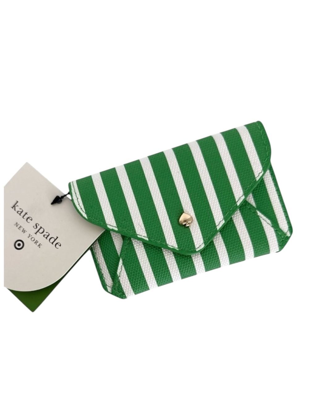 Kate Spade Stripe Envelope Card Case